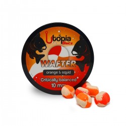 Utopia Baits Colour Blend Orange&Squid Wafter 10mm